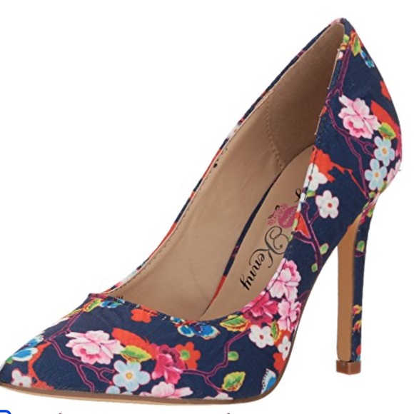 Penny Loves Kenny Women\'s Opus SF Pump Blue Multi Floral 💐 main image 8